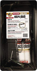 Wooster Brush - 12" Long, Mini Roller Kit - Steel Frame, Includes Paint Tray, Roller Cover & Frame - Exact Tool & Supply