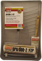 Wooster Brush - 2" Angled Polyester Angular Brush - 2-11/16" Bristle Length, 6-1/2" Wood Fluted Handle - Exact Tool & Supply