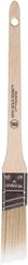 Wooster Brush - 1" Angled Polyester Angular Brush - 2-3/16" Bristle Length, 6" Wood Fluted Handle - Exact Tool & Supply