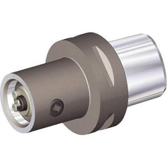 Kennametal - PSC63 Outside Modular Connection, KM40 Inside Modular Connection, PSC to KM Reducing Adapter - 2.5591" Projection, 4.0551" OAL, Through Coolant - Exact Tool & Supply