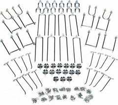 Triton - Silver Pegboard Wall Mounted Storage - For Use with DuraBoards, 1/4" & 1/8" Pegboards - Exact Tool & Supply