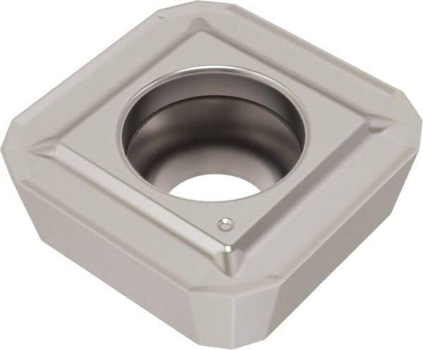 Seco - SPGX0703 MC Grade DS4050 Carbide Indexable Drill Insert - TiAlN/NbN Finish, Square, 7.94mm Inscribed Circle - Exact Tool & Supply