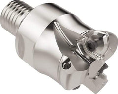 Seco - 25.6mm Cut Diam, 1.8mm Max Depth, M20 Modular Connection Indexable High-Feed End Mill - Screw Holding Method, 218.21-.. Insert, R217.21 Toolholder, Through Coolant - Exact Tool & Supply