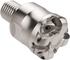 Seco - 27.34mm Cutting Diam, 6mm Max Depth of Cut, Combimaster Indexable Copy End Mill - 4 Inserts, RN..1204 Insert, R217.26 Toolholder, Steel, Through Coolant - Exact Tool & Supply