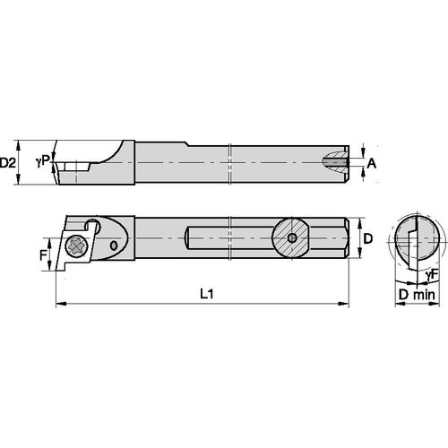 CCMI25040R CARBIDE SHANK GROOVING - Exact Tool & Supply