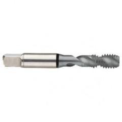 M14x2.0 6H 3-Flute Cobalt Black Ring Semi-Bottoming 45 degree Spiral Flute Tap-MolyGlide - Exact Tool & Supply