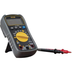 General - TS04, CAT III, 600 VAC/VDC, Digital True RMS Multimeter - 40 mOhm, Measures Voltage, Current, Resistance, Temperature - Exact Tool & Supply