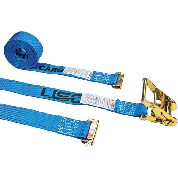 US Cargo Control - Slings & Tiedowns (Load-Rated) Type: Ratchet Tie Down Width (Inch): 2 - Exact Tool & Supply