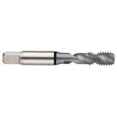 1/2-13 2B 2-Flute Cobalt Black Ring Semi-Bottoming 45 degree Spiral Flute Tap-MolyGlide - Exact Tool & Supply