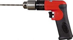 Sioux Tools - 1/4" Keyed Chuck - Pistol Grip Handle, 3,600 RPM, 12 LPS, 0.5 hp, 90 psi - Exact Tool & Supply