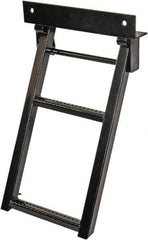 Buyers Products - Steel Retractable Step - 30-1/4" Long, Black, For Use with Universal Use - Exact Tool & Supply