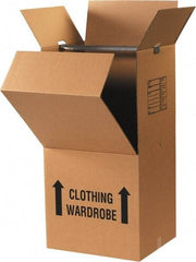Made in USA - Moving & Box Kits Kit Type: Wardrobe Box Number of Boxes: 3 - Exact Tool & Supply