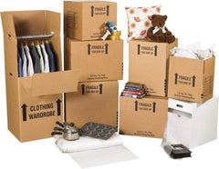 Made in USA - Moving & Box Kits Kit Type: Home Moving Kit Number of Boxes: 57 - Exact Tool & Supply