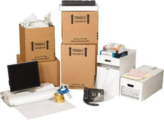 Made in USA - Moving & Box Kits Kit Type: Office Moving Kit Number of Boxes: 37 - Exact Tool & Supply