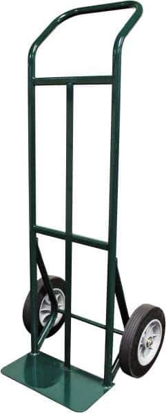 Ability One - 600 Lb Capacity 48" OAH Hand Truck - Steel Handle, Steel, Solid Rubber Wheels - Exact Tool & Supply