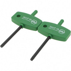 Wiha - T15 Torx Driver - 45mm Blade Length, 80mm OAL, Ergonomic Handle - Exact Tool & Supply