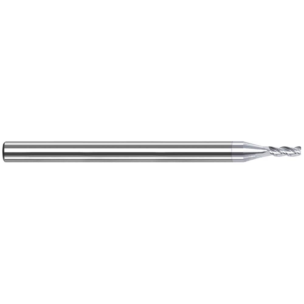 Harvey Tool - Corner Radius & Corner Chamfer End Mills; Mill Diameter (Inch): 1/16 ; Mill Diameter (Decimal Inch): 0.0620 ; End Type: Corner Radius ; Corner Radius (Decimal Inch): 0.0050 ; Number of Flutes: 3 ; Material: Solid Carbide - Exact Tool & Supply