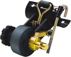 Buyers Products - Steel Rack Strap - 3-3/4" Long, Black, For Use with Round Tubing Racks - Exact Tool & Supply