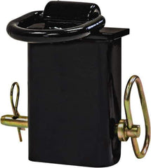 Buyers Products - Steel Forged Stake Pocket D-Ring - 3-1/2" Long, Black, For Use with Cargo Control - Exact Tool & Supply