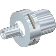 Kennametal - PSC63 Outside Modular Connection, DL12 Inside Modular Connection, PSC to DL Taper Adapter - 50mm Projection, 88.09mm OAL, Through Coolant - Exact Tool & Supply