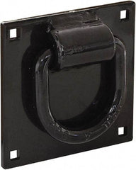 Buyers Products - Steel Bolt-On D-Ring - 4-1/2" Long, Black, For Use with Cargo Control - Exact Tool & Supply