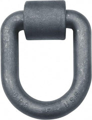 Buyers Products - Steel D-Ring with Integral Bracket - 6" Long, Gray, For Use with Cargo Control - Exact Tool & Supply