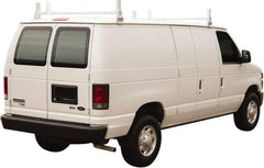 Buyers Products - Steel Ladder Rack - 72" Long, White, For Use with Vans - Exact Tool & Supply