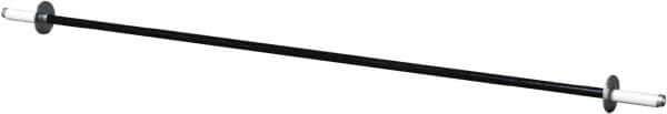 Buyers Products - Steel Rear Anti-Sail Tarp Retention Bow Set - 4" Long, Black, For Use with Aluminum Tarp Systems - Exact Tool & Supply