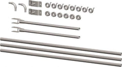 Buyers Products - Aluminum Universal Tarp Arm Kit - 146" Long, Silver, For Use with 8 to 19' Dump Bodies - Exact Tool & Supply