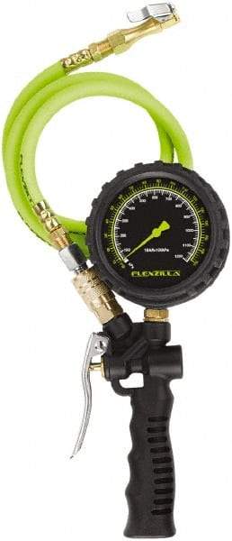 Legacy - Air Compressor Tire Inflator Kit - 170 psi, 3\x92 Hose, 15\x92 Hose, Lock on Chuck - Exact Tool & Supply