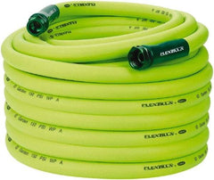 Legacy - 100' Long Garden Hose - 3/4" Diam, 3/4" GHT, Hybrid Polymer, 150 psi, All Season, Green - Exact Tool & Supply