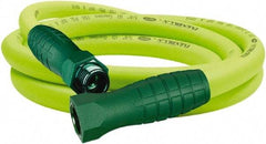 Legacy - 10' Long Garden Lead-In Hose - 5/8" Diam, 3/4" GHT, Hybrid Polymer, 150 psi, All Season, Green - Exact Tool & Supply