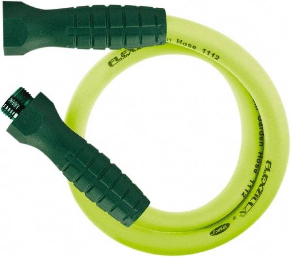 Legacy - 3' Long Garden Lead-In Hose - 5/8" Diam, 3/4" GHT, Hybrid Polymer, 150 psi, All Season, Green - Exact Tool & Supply
