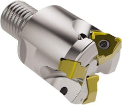 Seco - 40mm Cut Diam, 6.95mm Max Depth of Cut, 40mm OAL, Indexable Square Shoulder End Mill - XNEX0816.. Inserts, M20 Modular Connection, 87° Lead Angle, Through Coolant, Series R217.79 - Exact Tool & Supply