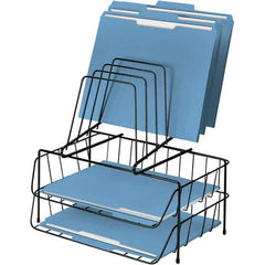 FELLOWES - Black Combination File Sorter - Steel - Exact Tool & Supply