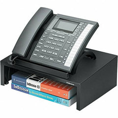 FELLOWES - Black Pearl Desktop Telephone Stand - HPS - Exact Tool & Supply