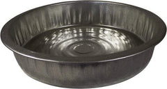 Funnel King - 13 Qt Drain Pan - Galvanized Steel - Exact Tool & Supply