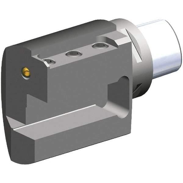 Kennametal - Right Hand Cut, PSC63 Modular Connection, Square Shank Lathe Modular Clamping Unit - 25mm Square Shank Length, 3/4" Square Shank Width, Through Coolant, Series STAR Turning Adapter - Exact Tool & Supply