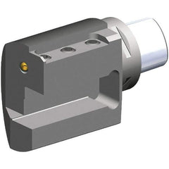 Kennametal - Right Hand Cut, PSC63 Modular Connection, Square Shank Lathe Modular Clamping Unit - 25mm Square Shank Length, 3/4" Square Shank Width, Through Coolant, Series STAR Turning Adapter - Exact Tool & Supply