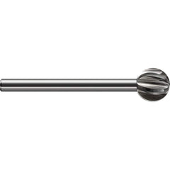 Harvey Tool - 3/4" Diam 300° Wrap Angle 0.706" LOC 6-Flute Uncoated Undercut End Mill - Exact Tool & Supply