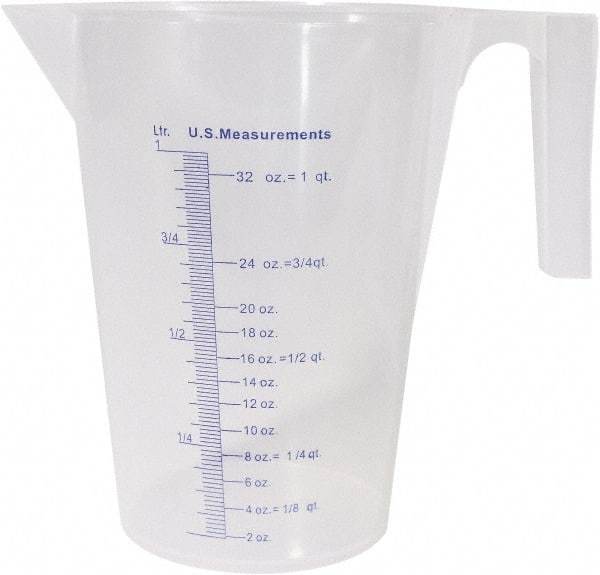 Funnel King - Beakers & Pipettes Type: Measuring Cup Volume Capacity Range: 1,000 mL and Larger - Exact Tool & Supply