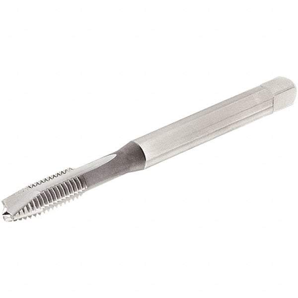 Iscar - #6-40 UNF 3 Flute 2B Plug Spiral Flute Tap - Cobalt, Uncoated, 56mm OAL, Right Hand Flute, Right Hand Thread, Series TPG UNF - Exact Tool & Supply