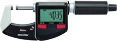 Mahr - MICROMAR 40 EWRI DIGITAL MICROMETER - 0-1", .00005"Resolution, Integrated Wireless Output - Exact Tool & Supply