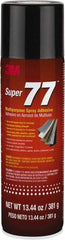 3M - 13.44 oz Aerosol Clear Spray Adhesive - High Tack, 150°F Heat Resistance - Exact Tool & Supply