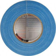 3M - 2" x 50m Blue Gaffers Tape - 11 mil, Rubber Adhesive, Cotton Cloth Backing, Series GT2 - Exact Tool & Supply