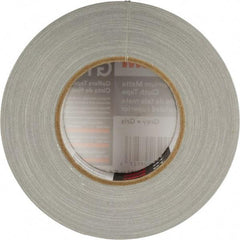 3M - 2" x 50m Gray Gaffers Tape - 11 mil, Rubber Adhesive, Cotton Cloth Backing, Series GT2 - Exact Tool & Supply