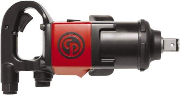 Chicago Pneumatic - 1" Drive, 6,200 RPM, 1,770 Ft/Lb Torque Impact Wrench - D-Handle, 40.4 CFM, 90 psi, 3/8" NPT Inlet - Exact Tool & Supply