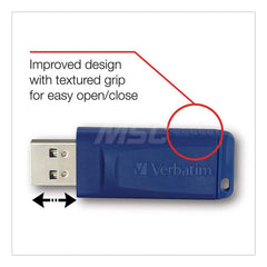 Verbatim - Office Machine Supplies & Accessories; Office Machine/Equipment Accessory Type: Flash Drive ; For Use With: Windows XP Vista & 7 & Higher; Mac OS X 10.1 & Higher; Linux kernel 2.6 & Higher ; Color: Blue - Exact Tool & Supply