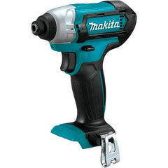 Makita - 12 Volt, 1/4" Drive, 80 Ft/Lb Torque, Cordless Impact Driver - Pistol Grip Handle, 2600 RPM, Lithium-Ion, Bare Tool - Exact Tool & Supply