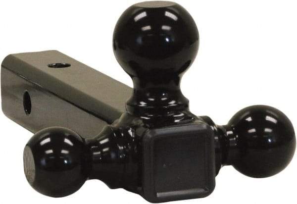 Buyers Products - 6,000, 7,500 & 10,000 Lb Capacity, 9-1/2" Long, 2" Shank, Triball Hitch Drawbar - Vehicle Class 3 & 4, 5/8" Ball Hole Diam, 1-7/8, 2 & 2-5/16" Ball Diam - Exact Tool & Supply
